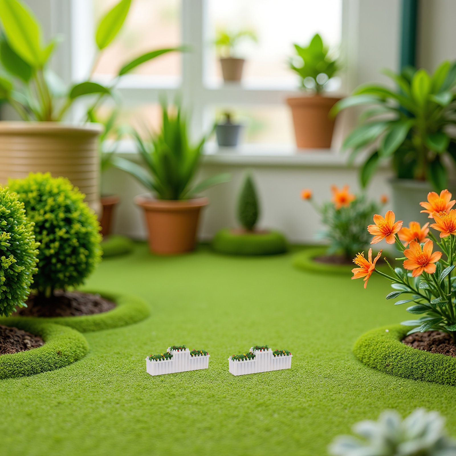 6Pcs 미니어처 분재 식물 모델 요정 집 미니 정원  - Bonsai Garden Desk 리뷰 및 가격