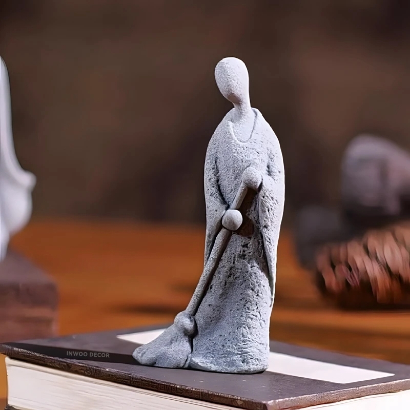 돌 부처님 동상 작은 스님 불교 불교 인형 선 분재 정 - Bonsai Garden Desk 리뷰 및 가격