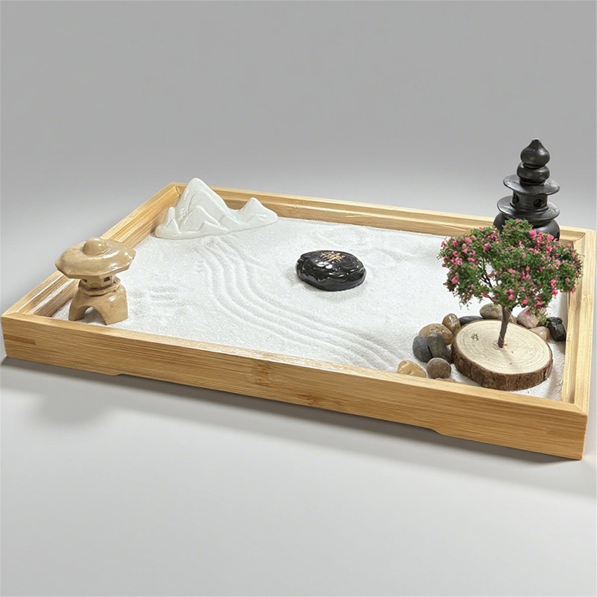 618 메가 세일 일본식 정원 장식 세트 (흰 모래,  - Bonsai Garden Desk 리뷰 및 가격