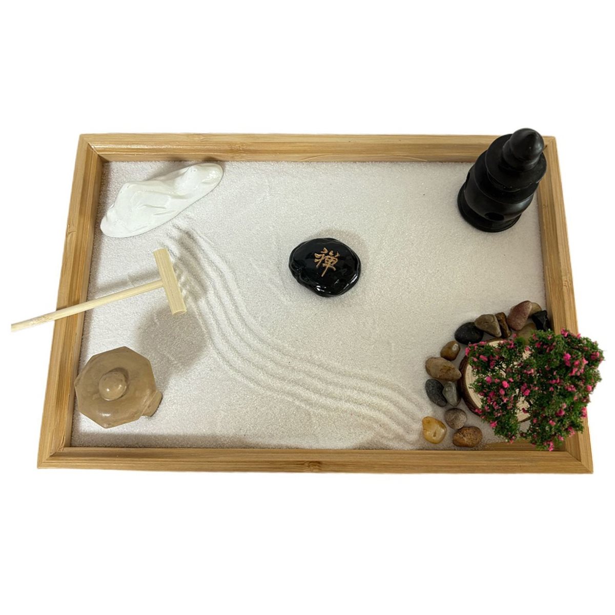 618 메가 세일 일본식 정원 장식 세트 (흰 모래,  - Bonsai Garden Desk 리뷰 및 가격