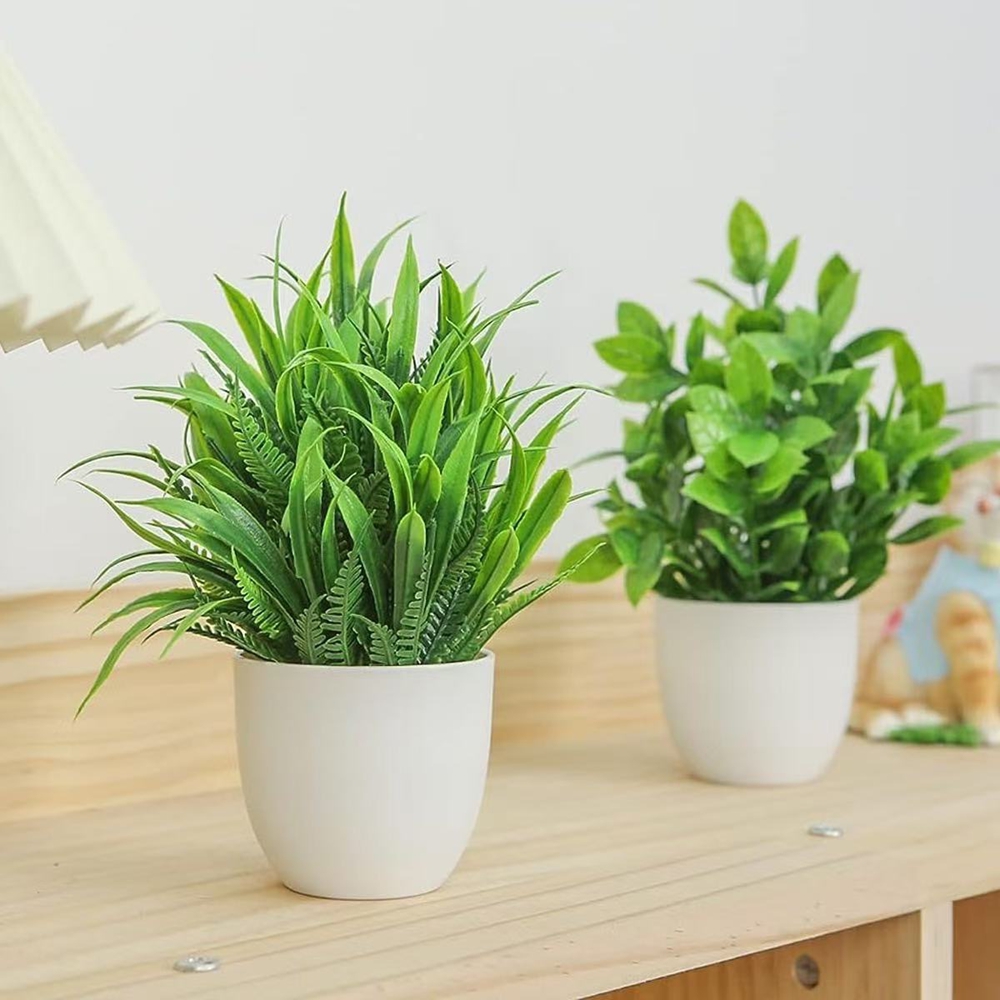 4개/세트 미니 인조 식물 화분 실내외 장식용 녹색 분 - Bonsai Garden Indoor 리뷰 및 가격
